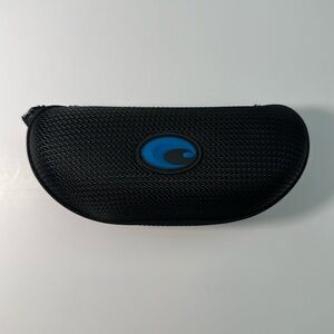 Costa Del Mar Sunglasses Zippered Black Clamshell Case Sunglass